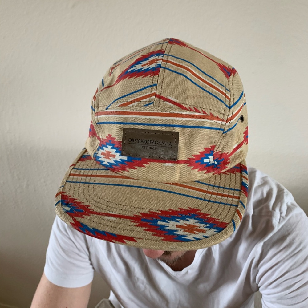 Obey five-panel hat